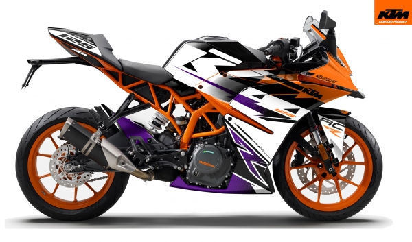 KTM RC 125 / 390 Dekor &#039;DSG1&#039; Violett