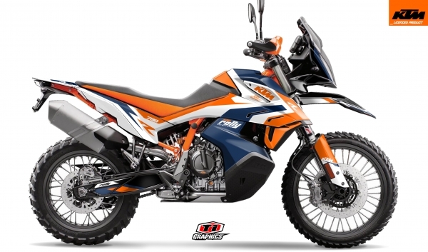 KTM 790 Adventure Dekor &#039;Rally-R&#039; Factory-Blue