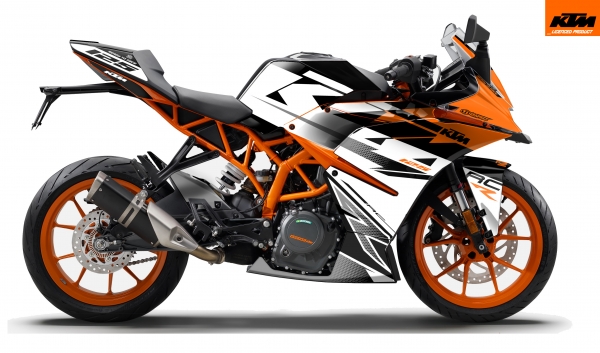 KTM RC 125 / 390 Dekor &#039;DSG1&#039; Grau